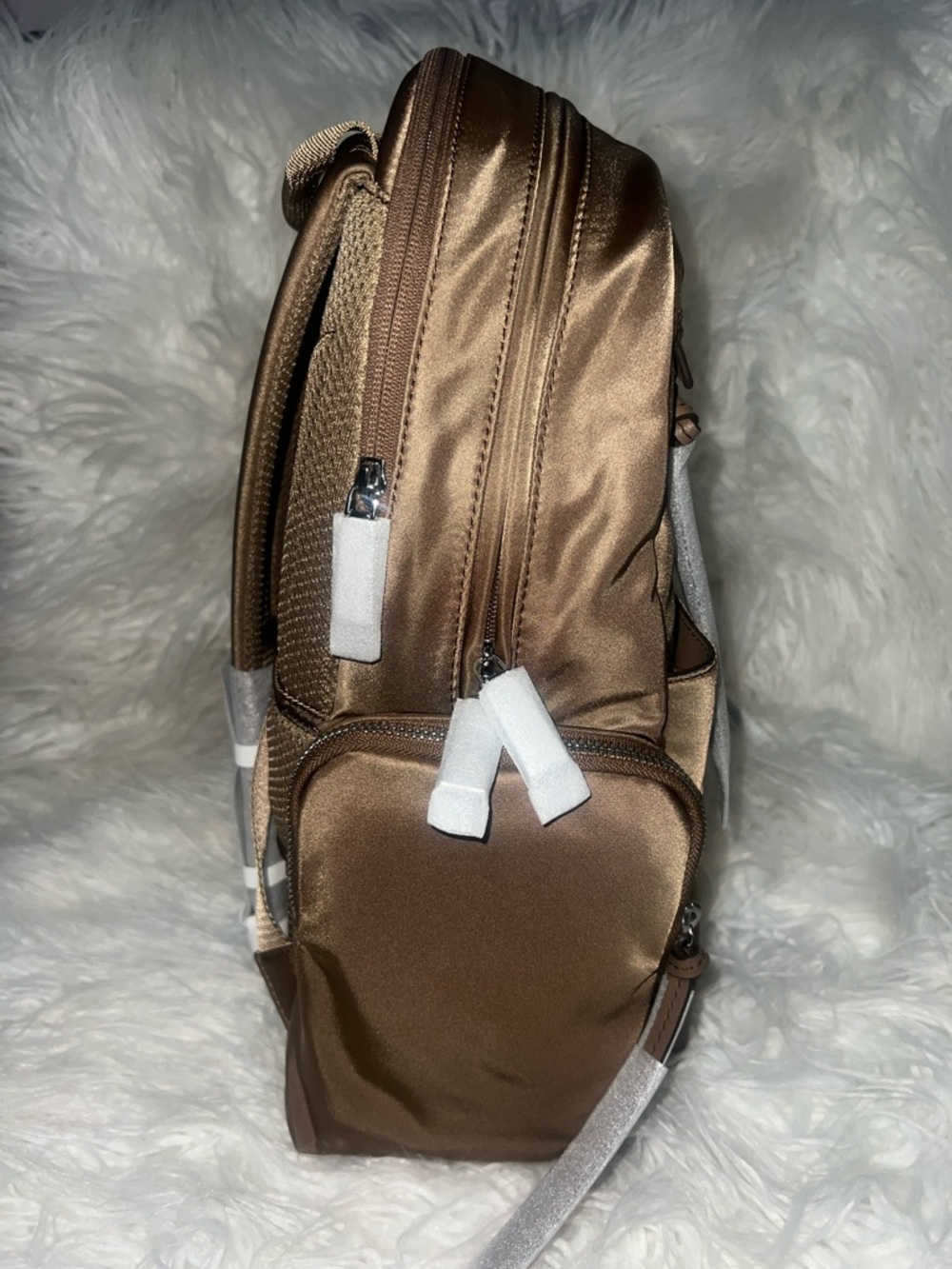 NWT Michael Kors Prescott Large Backpack, Driftwood - Picture 4 of 12